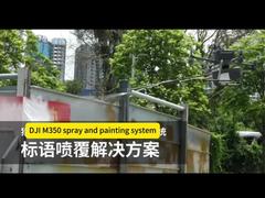 DJI M350 drone facades painting & spray cleaning system