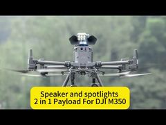Loudspeaker and spotlights 2 in 1 payload for DJI M350